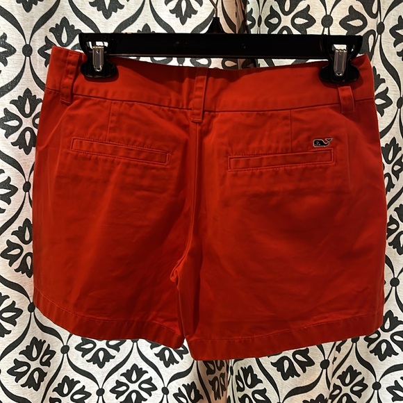 Vineyard Vines everyday short, size 0, orange 5” inseam. - Picture 4 of 5